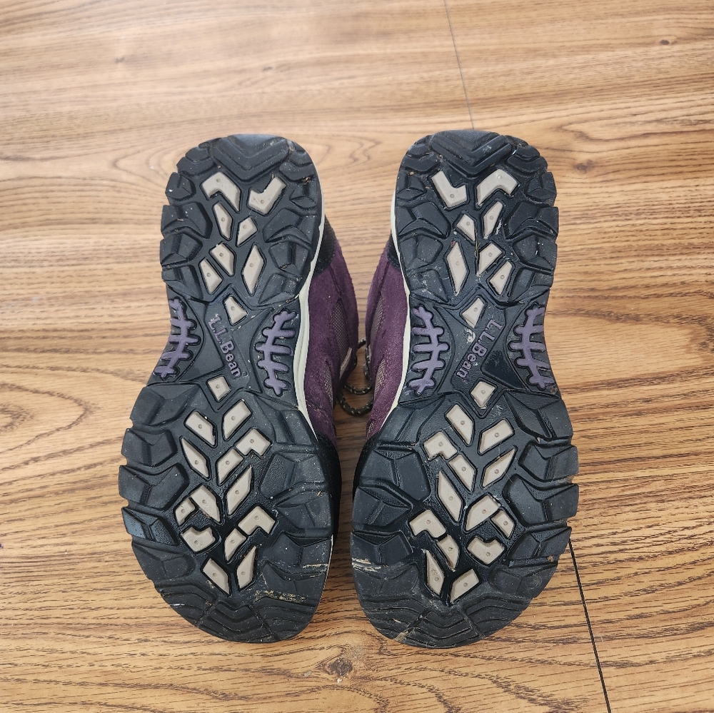 LL Bean Tex Dri-Lex Hiking Trail Shoe Waterproof Purple Great Condition 7W - Picture 4 of 6